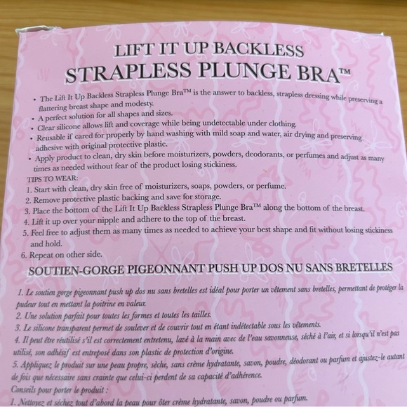 Fashion Forms Strapless Sticky Plunge Bra - Picture 8 of 10